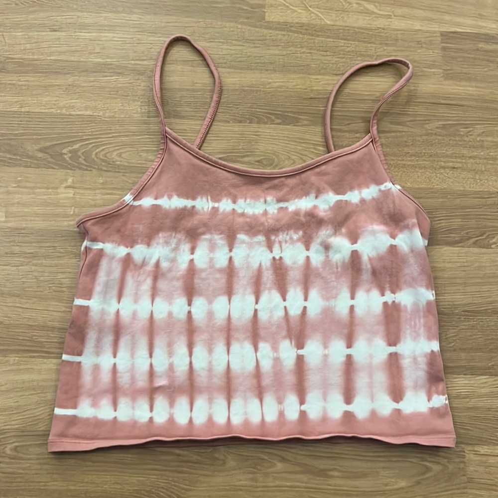 AE tie dye cropped tank